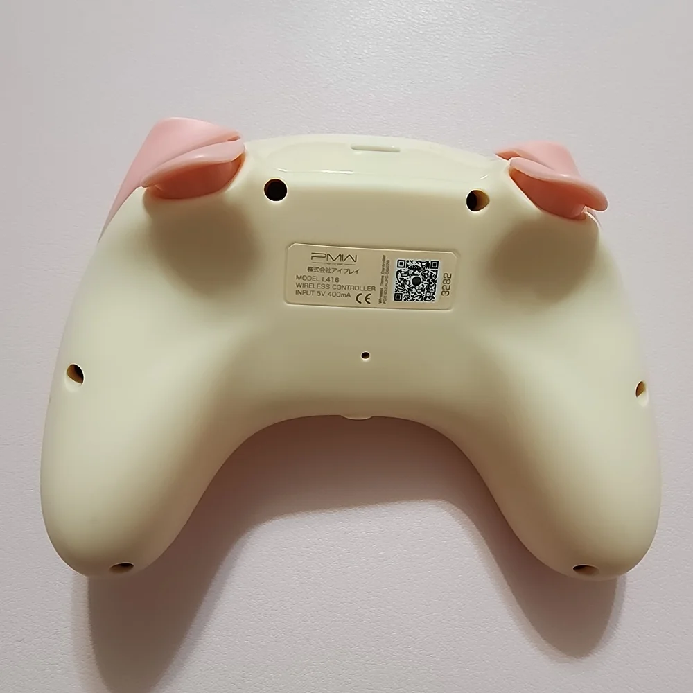 Cute Cat Ears Nintendo Switch Pro Controller ine pink peach apricot wireless